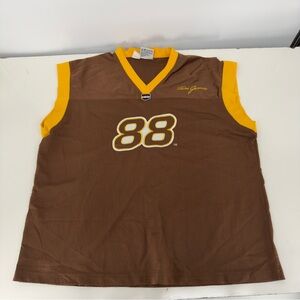 Winner’s Circle #88 Dale Jarrett Brown NASCAR Jersey XXL Mens